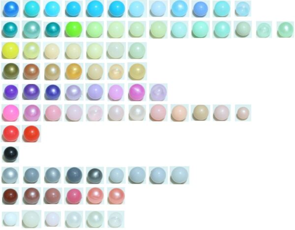 Plastic Ball Pit Balls for Kids – Dark Gray, Transparent, White & Macaron Pink, 2.15 and 2.75 Inches Ocean Balls, BPA-Free, Safe Play Balls for Toddlers & Babies - Image 3