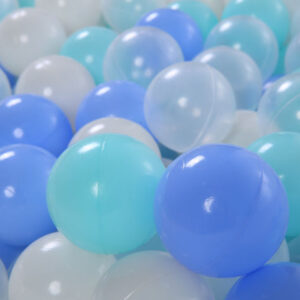550pcs Macaron & Ocean Colors Ball Pit Balls for Toddlers, Crush Proof PE Plastic Toy Balls, Ideal for Youngsters'S Play Tents And Pools