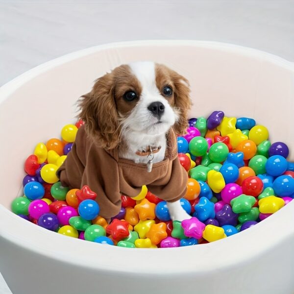 20pcs/60pcs/110pcs/160pcs Rainbow 7 Colors star ball pit balls Perfect for Parties, Party Banner, DIY Friednship Bracelet, Home decoration, Christmas and Valentine's Day decorations - Image 4