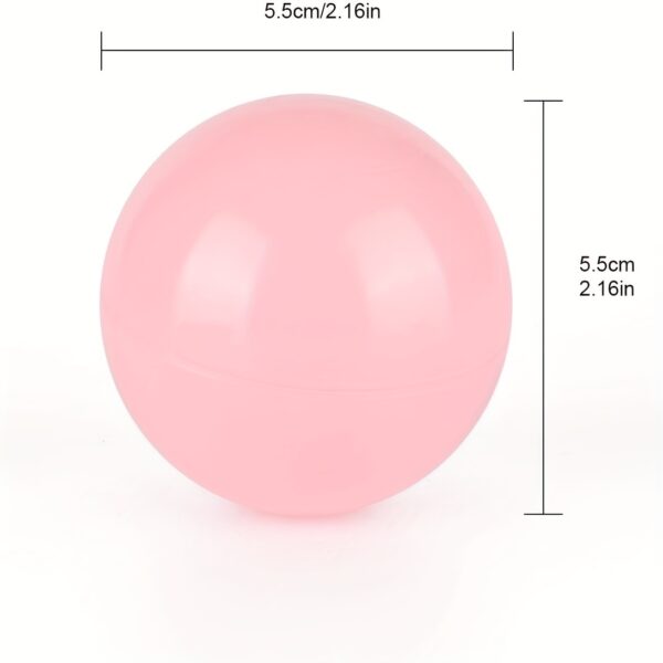 2.75 inch Pink ball pit balls, Plastic Balls for Family and Nursery Activities - Festival Party Gifts for Preschool and Youngsters - Image 2