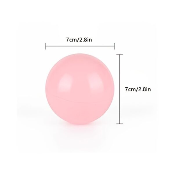 2.75 inch Pearl Pink ball pit balls, Plastic Balls for Family and Nursery Activities - Festival Party Gifts for Preschool and Youngsters Youngsters - Image 3