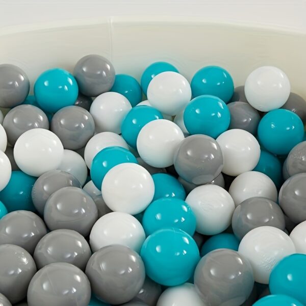 500 pcs Ball Pit Balls, BPA Free Crush Proof Plastic Balls, Colorful Play Balls for Toddlers, Kids' Toy Balls, Playpen, Play Tent - Image 3