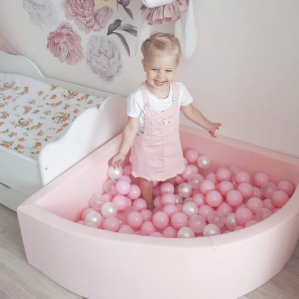 2.75 inch Pearl Pink ball pit balls, Plastic Balls for Family and Nursery Activities - Festival Party Gifts for Preschool and Youngsters Youngsters - Image 4