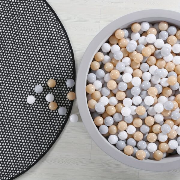 2.15 inch 105 pcs Ball Pit Balls for Toddles, Kids Plastic Balls for Ball Pit, Pool, Baby Party Accessories, Birthday Decoration - Image 3