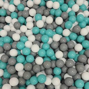 500 pcs Ball Pit Balls, BPA Free Crush Proof Plastic Balls, Colorful Play Balls for Toddlers, Kids' Toy Balls, Playpen, Play Tent