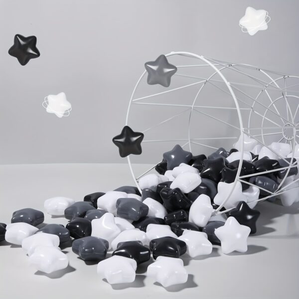 Plastic Balls for Ball Pits - Pack of 90/150 Hollow Star Ocean Balls- Safe and Exciting Playtime - Perfect for Toddler Baby Pools, Party, Festival Decoration - Image 5