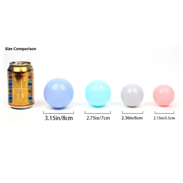 500 pcs Ball Pit Balls, BPA Free Crush Proof Plastic Balls, Colorful Play Balls for Toddlers, Kids' Toy Balls, Playpen, Play Tent - Image 7