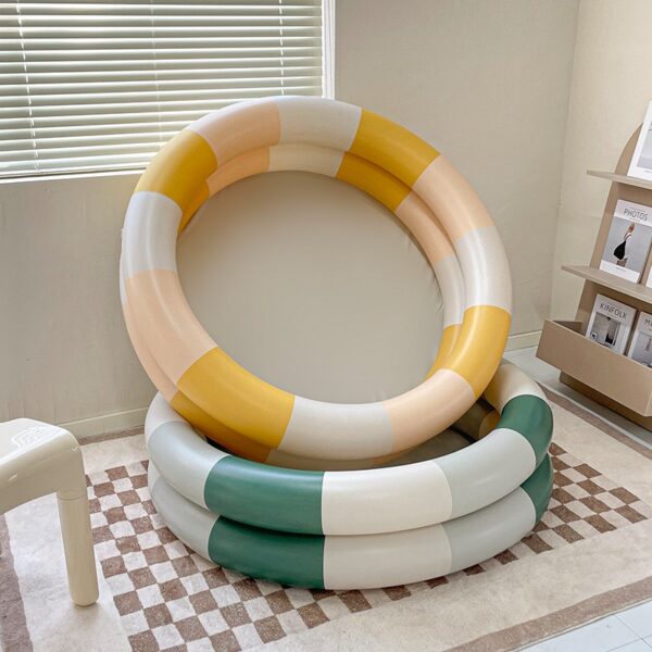 2 Ring Inflatable Kiddie Pool,Paddling Pool, Inflatable Pool for Kids, Kiddie Swimming Pool, Easy Set Up, Multiple of Designs