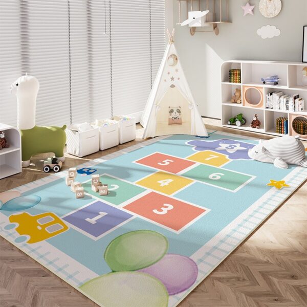 Baby Mat, Children's Mat, Baby Play Mat, Reversible And Non-toxic Thick Foldable Waterproof Foam Children's Rug Crawling mat, play mat, floor mat, children's mat, gift baby - Image 4