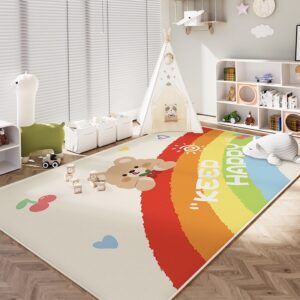 Children's Play Rugs, Baby Play Mat Large Selection of Street Rugs, Easy Care and Durable for Children's Rooms